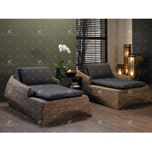 Best selling Natural wicker water hyacinth bedroom set for Indoor furniture